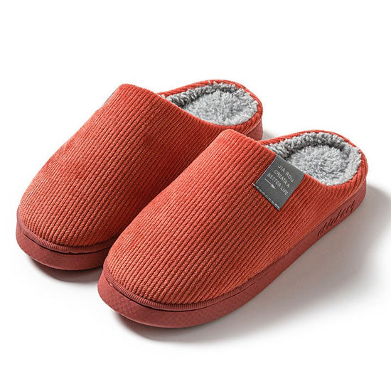 Home Indoor Wear-resistant Non Slip Cotton Slippers $29.99 Dana Fashion Color: Calibration Coffee Size: 40 to 41 Women's shoes Product information: Pattern: stripes Inner material: artificial wool Color: Calibration pink, calibration orange, calibration d