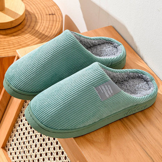 Home Indoor Wear-resistant Non Slip Cotton Slippers $29.99 Dana Fashion Color: Calibration Dongguqing Size: 36 to 37 Women's shoes Product information: Pattern: stripes Inner material: artificial wool Color: Calibration pink, calibration orange, calibrati