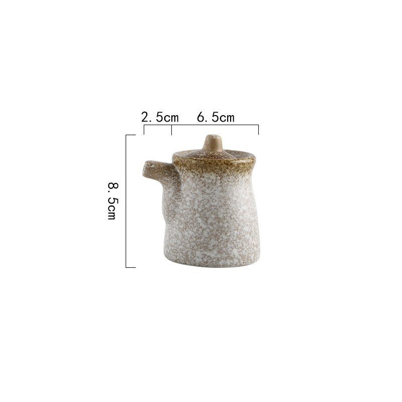 Home Kitchen Creative Seasoning Jar Combination Set $17.38 Dana Fashion Color: Vinegar Pot Aurora Dana's Kitchen Product information: Product name: Seasoning jar Material: ceramic Style: Japanese Function: No hole punch Kit type: 2 pieces Style: with cove