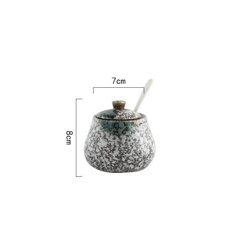 Home Kitchen Creative Seasoning Jar Combination Set $17.38 Dana Fashion Color: Seasoning Jar Twilight Snow Dana's Kitchen Product information: Product name: Seasoning jar Material: ceramic Style: Japanese Function: No hole punch Kit type: 2 pieces Style: