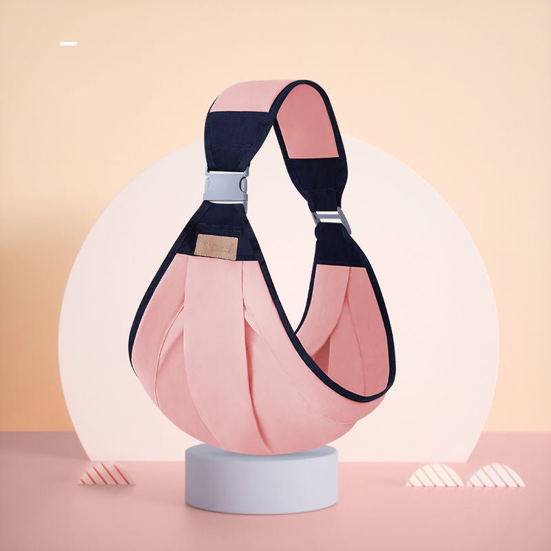 Horizontal Front Carrying Carrying Baby Carrier $38.59 Dana Fashion Color: Cloth pink Baby & Mother Product information: Product Category Straps / Backpacks Strap way: one shoulder Strap function: multifunctional Maximum load: 20kg Applicable age: 0 to 4