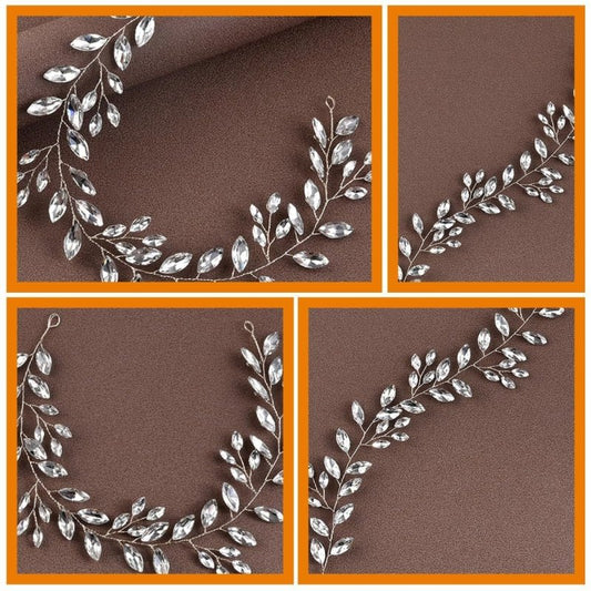 Horse Eye Silver Flexible Chain Headband Headwear Wedding $19.00 Dana Fashion Color: KC Gold Women's Accessories Product information: Pattern: Plaid Type: hair band, hair band Color: kc gold, silver Style: Women's Material: Crystal Shape: Flower Popular e