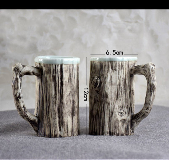 Hot bark mugs $31.32 Dana Fashion Color: 300ml Dana's Kitchen Product category: Ceramic cup Material: porcelain Applicable people: General Style: Creative Suitable for gift occasions: business gifts Shape: Irregular shape Function: Health care Structure: