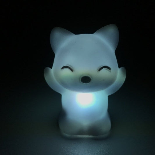 Hot Sale LED Fox Night Light Home Bedroom Desktop 7 Changing Colors Lovely Fox Shape LED Night Light Decoration Bedside Lamp $8.51 Dana Fashion Style: Opp bag Baby & Mother Material: Vinyl Very popular series of decorations. Quantity:1PC Color: Color chan