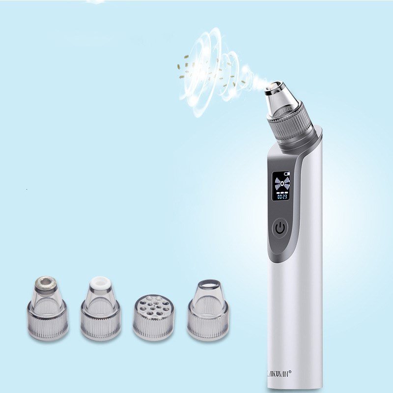 Household Beauty Facial Cleansing Beauty Instrument Cleansing Instrument $43.99 Dana Fashion Color: White Beauty Tools Details: Function: Blackhead meter Working method: ultrasonic vibration color: White Working voltage: 3.7V Rated power: 2.2W Battery cap