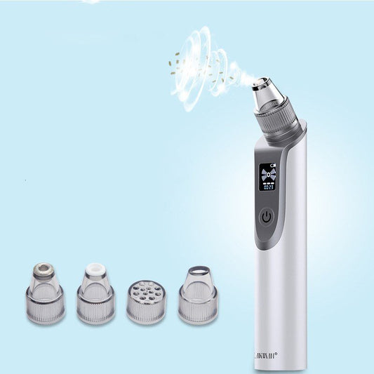 Household Beauty Facial Cleansing Beauty Instrument Cleansing Instrument $43.99 Dana Fashion Color: White Beauty Tools Details: Function: Blackhead meter Working method: ultrasonic vibration color: White Working voltage: 3.7V Rated power: 2.2W Battery cap