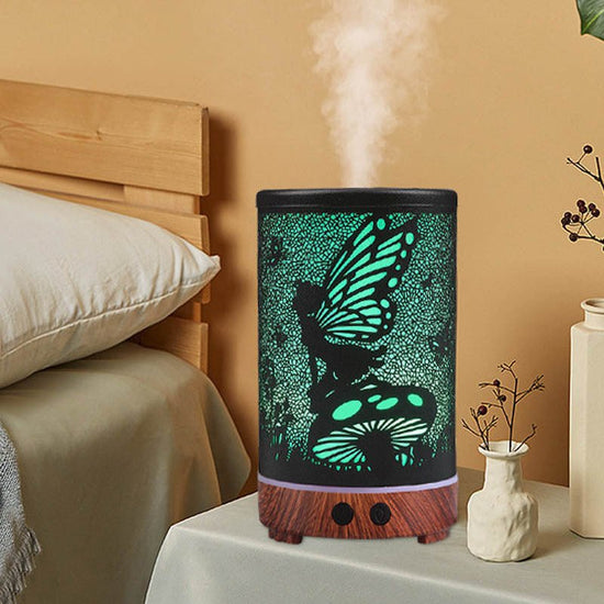 Household Flower Fairy Iron Art Hollow Aroma Diffuser $144.34 Dana Fashion Color: Colorful power: UK Beauty Tools Product information: Applicable area: 10-20 square meters Number of fog outlets: 1 Shape: Columnar Noise: 36dB or less Rated voltage: 100~240