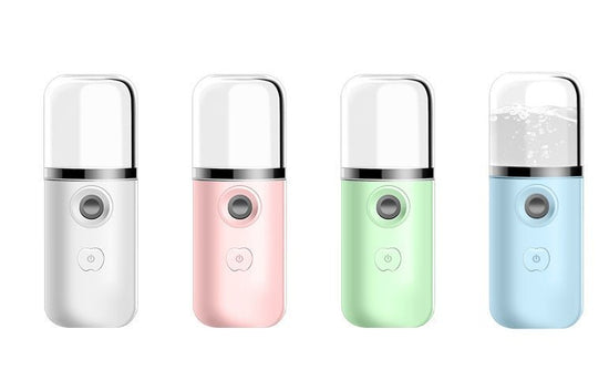 Household Handheld Face Care Beauty Spray Device Usb Nano Steaming Face Device Charging Humidifier $16.19 Dana Fashion Color: 1Blue 1White Beauty Tools Product information: Model: JSQ-3 Fog time: 10 seconds and below Gear position: 1 gear Spray heat: cold
