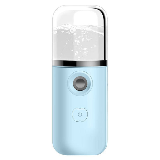 Household Handheld Face Care Beauty Spray Device Usb Nano Steaming Face Device Charging Humidifier $12.33 Dana Fashion Color: Blue Beauty Tools Product information: Model: JSQ-3 Fog time: 10 seconds and below Gear position: 1 gear Spray heat: cold spray U