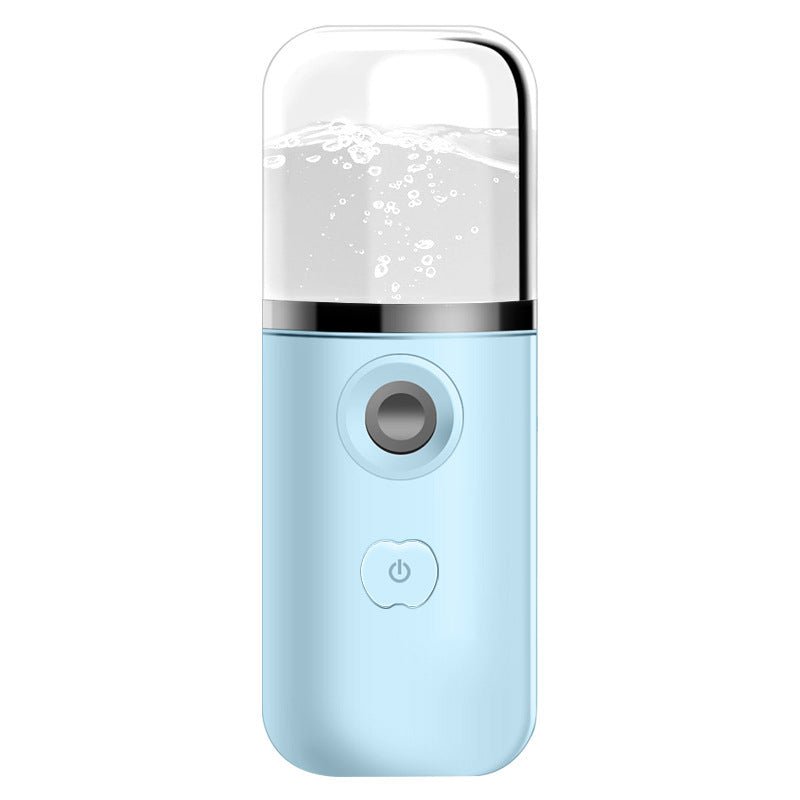 Household Handheld Face Care Beauty Spray Device Usb Nano Steaming Face Device Charging Humidifier $12.33 Dana Fashion Color: Blue Beauty Tools Product information: Model: JSQ-3 Fog time: 10 seconds and below Gear position: 1 gear Spray heat: cold spray U