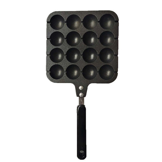 Household Hong Kong-Style Egg Waffle Pan Commercial Portable Gas Round Egg Waffle Machine Cake Cake Non-Stick Bakeware Baking Mold $33.42 Dana Fashion Color: Black Dana's Kitchen Product Information Brand: Other Color Classification: 16-Hole Octopus Balls