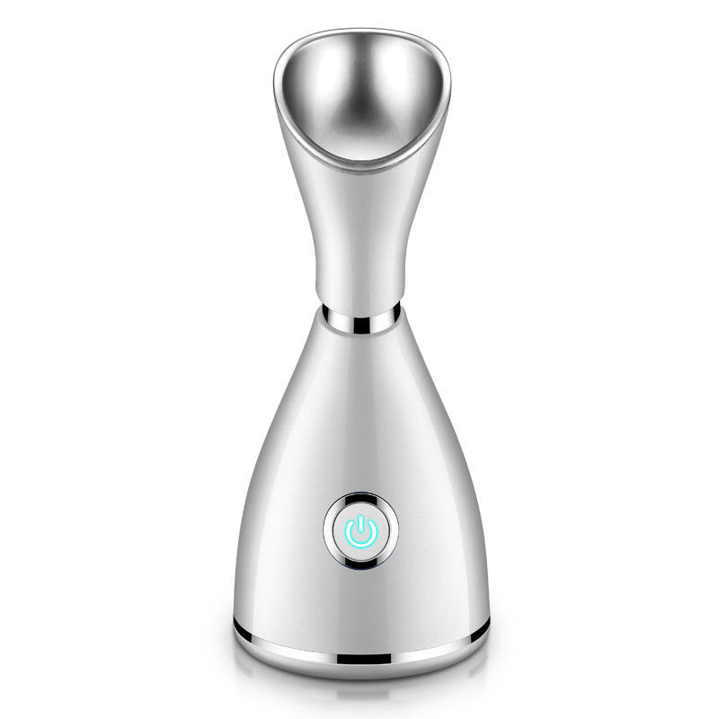 Household Steam Facial Humidification Sprayer Facial Cleanser $61.17 Dana Fashion Color: Pearl white Electrical outlet: EU Beauty Tools Product information: Fog out time: 11-30 seconds Gear: 1 gear Spray heat: Hot spray Color: Pearl white Specifications:
