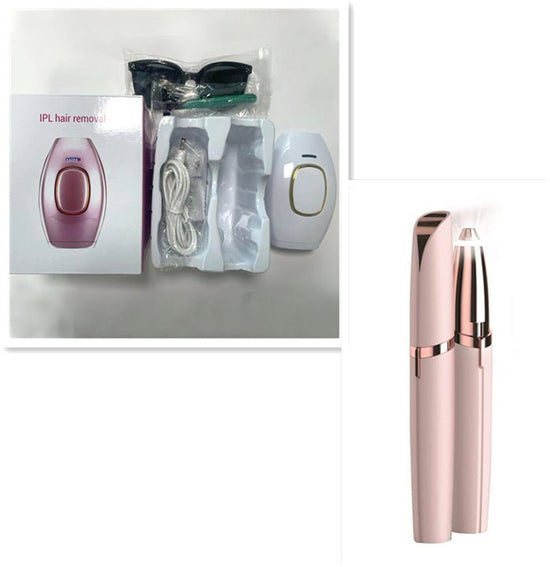 Household Whole Body Painless Laser Hair Removal Device $79.99 Dana Fashion Color: White set Power Specifications: EU Beauty Tools Product information: Power type: DC Color: white, black, rose gold Cleaning type: not washable Hair removal part: whole body