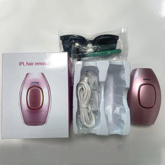 Household Whole Body Painless Laser Hair Removal Device $79.99 Dana Fashion Color: Rose Gold Power Specifications: AU Beauty Tools Product information: Power type: DC Color: white, black, rose gold Cleaning type: not washable Hair removal part: whole body