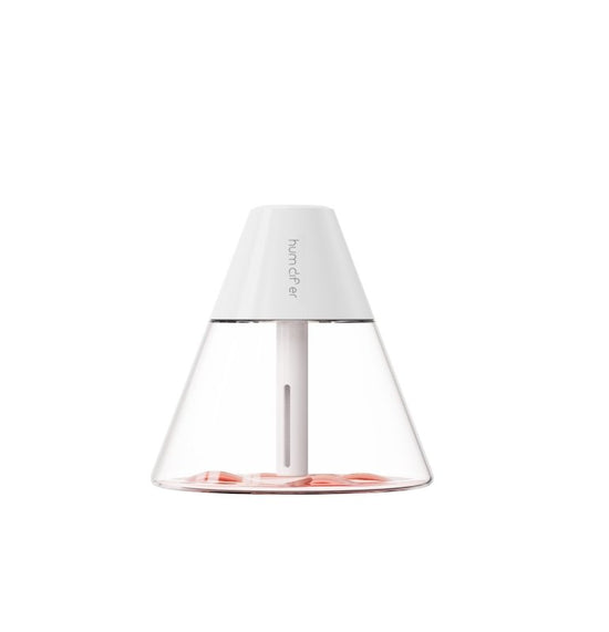 Humidifier Desktop On Board Air Purifier $22.28 Dana Fashion Color: White Electrical outlet: USB Beauty Tools Product information: Model: volcano humidifier Applicable area: 10-20m2 Water tank capacity: below 0.5L Function: atmosphere lamp Number of fog o
