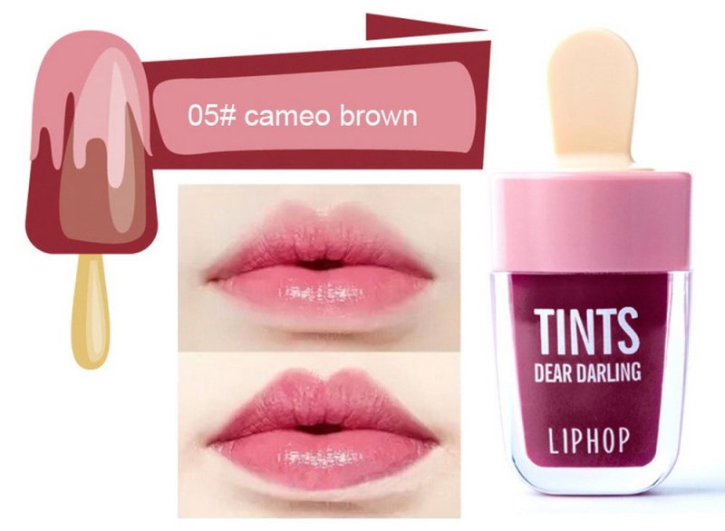 Ice Cream Lip Gloss $13.00 Dana Fashion Color: Cameo brown makeup 6 Colors batom Super Ice Cream Lip Gloss Waterproof Long Lasting Makeup Liquid Lipstick Sweet Red Lip Tint Brand: NOVO Quantity: 1PCS Net WT: 4.5ML Efficacy: Healthy/Easy to Wear/Non-Stick