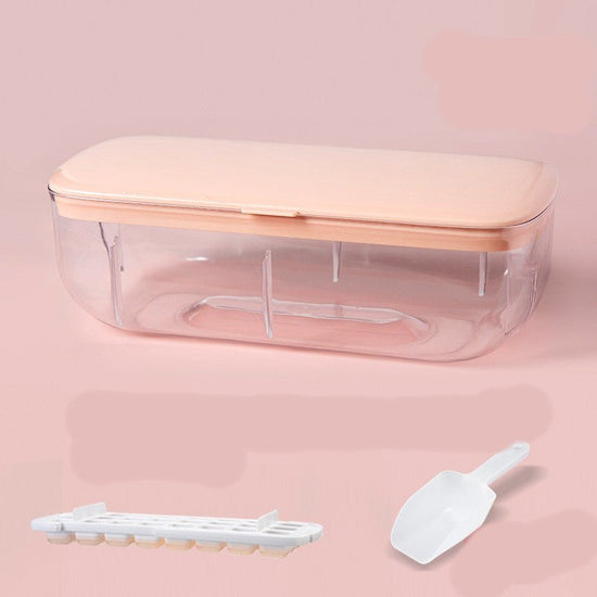 Ice Cube Tray With Storage Box Quick Demould Ice Cube Moulds Lazy Ice Maker For Cocktail Whiskey Bar Kithcen Tools Accessories $36.29 Dana Fashion Color: Pink style: Single layer Dana's Kitchen Overview: 【Multi-function Set】-Package contains 2 ice cube tr