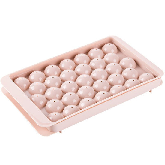 Ice Tray 3D Round Ice Molds Home Bar Party Use Round Ball Ice Cube Makers Kitchen DIY Ice Cream Moulds $12.50 Dana Fashion Color: Pink Size: 33 Dana's Kitchen Overview： No loss of flavor. Easy release of ice cubes Your drink stays chilled for hours. Freez