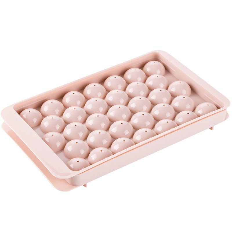 Ice Tray 3D Round Ice Molds Home Bar Party Use Round Ball Ice Cube Makers Kitchen DIY Ice Cream Moulds $12.50 Dana Fashion Color: Pink Size: 33 Dana's Kitchen Overview： No loss of flavor. Easy release of ice cubes Your drink stays chilled for hours. Freez