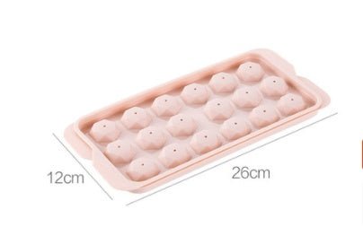 Ice Tray 3D Round Ice Molds Home Bar Party Use Round Ball Ice Cube Makers Kitchen DIY Ice Cream Moulds $12.50 Dana Fashion Color: Pink Size: 18 Dana's Kitchen Overview： No loss of flavor. Easy release of ice cubes Your drink stays chilled for hours. Freez