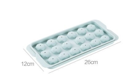 Ice Tray 3D Round Ice Molds Home Bar Party Use Round Ball Ice Cube Makers Kitchen DIY Ice Cream Moulds $12.50 Dana Fashion Color: Green Size: 18 Dana's Kitchen Overview： No loss of flavor. Easy release of ice cubes Your drink stays chilled for hours. Free