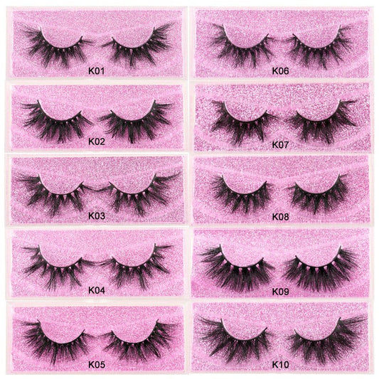 Imitation Eyelashes For Thick Eyelashes $22.72 Dana Fashion Color: 10style makeup Product Information: Product category false eyelashes Material Mink fur Packing List: False eyelashes*1