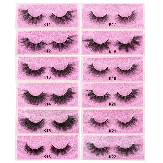 Imitation Eyelashes For Thick Eyelashes $22.72 Dana Fashion Color: 11style makeup Product Information: Product category false eyelashes Material Mink fur Packing List: False eyelashes*1
