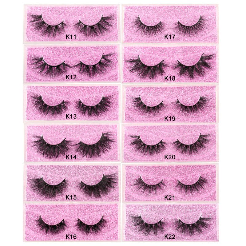 Imitation Eyelashes For Thick Eyelashes $22.72 Dana Fashion Color: 11style makeup Product Information: Product category false eyelashes Material Mink fur Packing List: False eyelashes*1