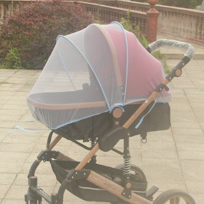 Increase baby stroller nets Baby stroller encryption full cover nets General dustproof and anti-mosquito $94.27 Dana Fashion Color: Blue edge Baby & Mother Baby stroller universal mosquito net Lightweight and versatile, the baby stroller is fully covered
