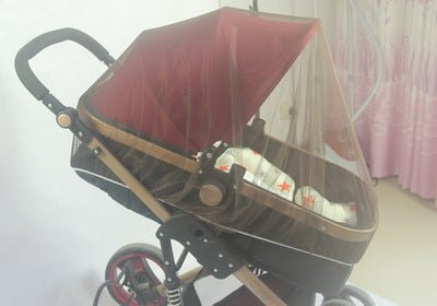 Increase baby stroller nets Baby stroller encryption full cover nets General dustproof and anti-mosquito $91.77 Dana Fashion Color: Brown Baby & Mother Baby stroller universal mosquito net Lightweight and versatile, the baby stroller is fully covered with