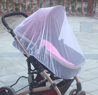 Increase baby stroller nets Baby stroller encryption full cover nets General dustproof and anti-mosquito $91.53 Dana Fashion Color: White encrypt Baby & Mother Baby stroller universal mosquito net Lightweight and versatile, the baby stroller is fully cove