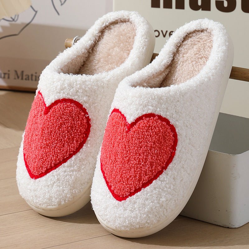 Indoor Home Plush Thermal Slippers $30.90 Dana Fashion Color: Large Love Style Size: 36to37 Women's shoes Product information: Lining material: Cotton Color: Big LOVE Style, Rose style, LOVE style, rainbow style, LOVE, mushroom paragraph Size: 36-37 (suit