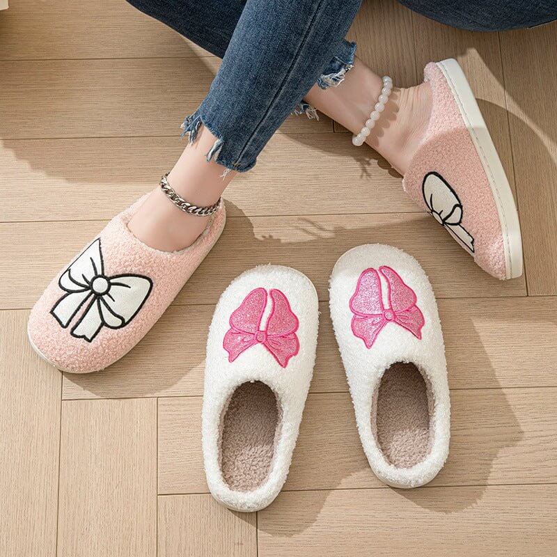 Indoor Non-slip Warm Bow Cotton Slippers $30.50 Dana Fashion Color: Pink Size: 35to36 Women's shoes Product information: Lining material: Cotton Color: white, pink Size: 35-36,37-38,39-40,41-42,43-44 Sole craft: sewing shoes Popular elements: Bow Style: t