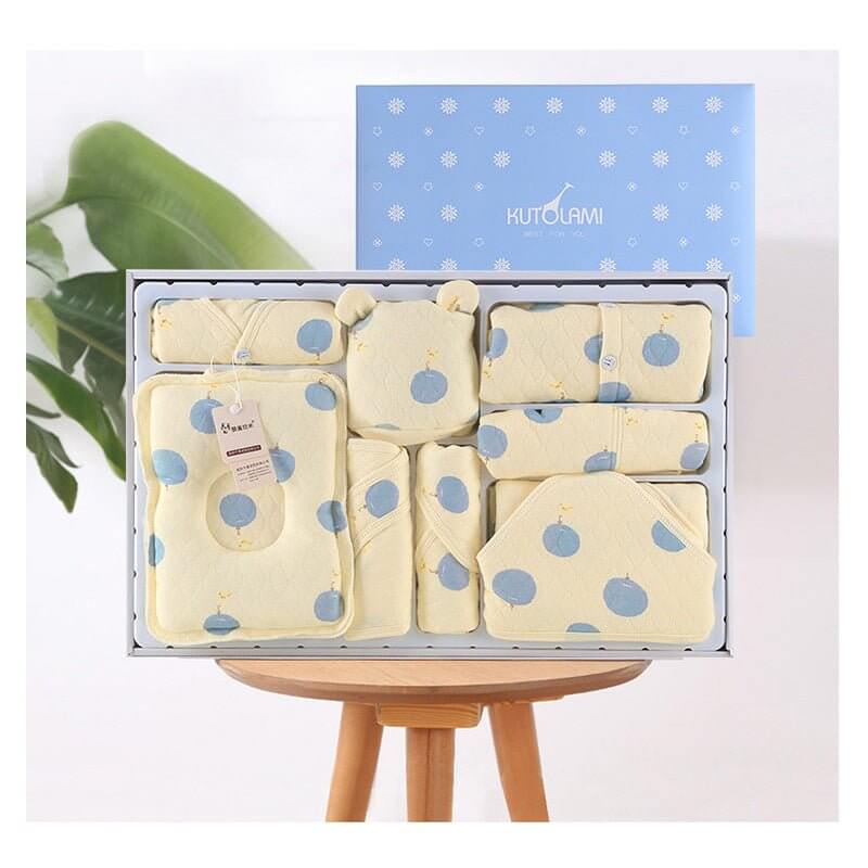 Infant And Newborn Garment Gift Box Set $95.13 Dana Fashion style: 19piece suit Size: 0to6months Baby Clothing Product information: Applicable gender: male and female Combination form: clothing+use Reference height: 0-6 months newborn/handbag Safety level