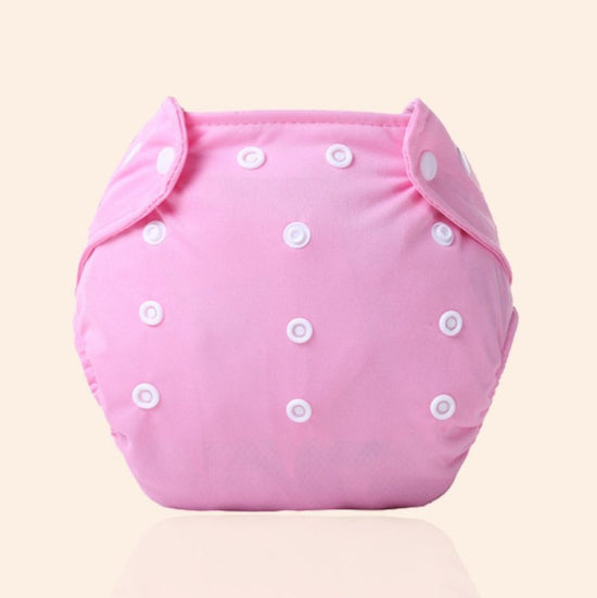 Infant baby leakproof diapers Adjustable size cotton diapers Breathable insulation pad $10.58 Dana Fashion Color: Pink Baby Clothing Infant baby leakproof diapers