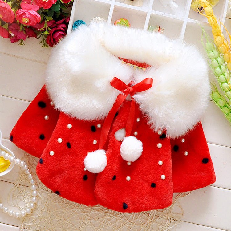 Infant cape children's cape $31.26 Dana Fashion Color: Red A Size: 100cm Baby Clothing A: Fabric name: cotton Main fabric composition: polyester fiber (polyester) Main fabric ingredient content: 95 (%) B: Fabric name: cotton Main fabric composition: cotto