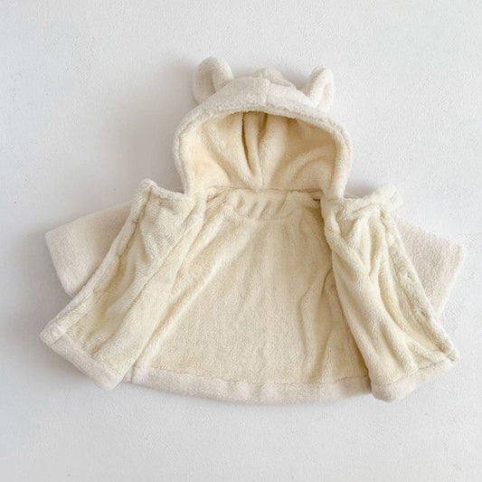 Infant Child Cloak Winter Hooded $40.87 Dana Fashion Color: Beige Suitable For Height: 100cm Baby Clothing Product information: Color: beige, khaki Applicable height: 73CM,80cm,90cm,100cm,110cm Closed style: single-breasted Main fabric composition: Cotton