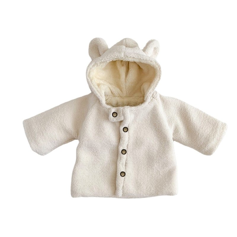 Infant Child Cloak Winter Hooded $40.87 Dana Fashion Color: Beige Suitable For Height: 100cm Baby Clothing Product information: Color: beige, khaki Applicable height: 73CM,80cm,90cm,100cm,110cm Closed style: single-breasted Main fabric composition: Cotton
