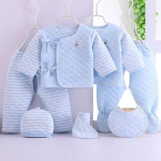 Infant Clothes Quilted Three Layer Thermal Underwear $25.90 Dana Fashion Color: 2Blue Size: 59 Baby Clothing @font-face{font-family: