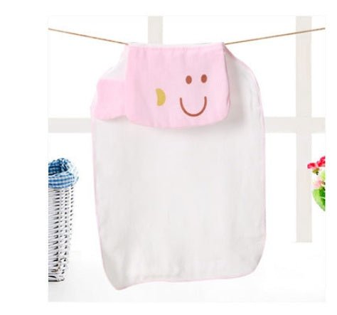 Infant Gauze Sweat Towel Pad Sweat Towel Breathable $13.78 Dana Fashion Color: Pink Baby Clothing Overview: 1. High-quality cotton gauze fabric, using 4 layers of high-quality cotton gauze fabric, soft and comfortable, good air permeability, easy to wash