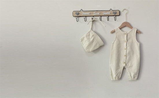 Infant Jumpsuit Male Baby Corduroy Vest Bag Fart Romper $27.56 Dana Fashion Color: Beige Child size: 66cm Baby Clothing Product Information: Applicable gender: neutral/male and female Sleeve length: long sleeve Whether hooded: not hooded Thickness: Genera