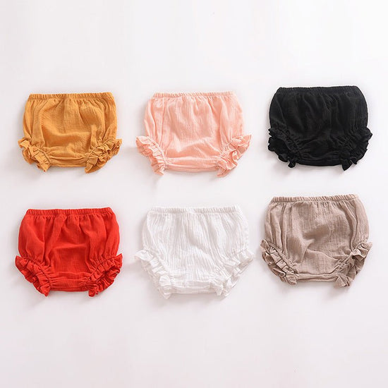 Infant Solid Color Cotton Linen Lace Triangle Casual Shorts $19.60 Dana Fashion Color: Black Size: 100cm Baby Clothing Product information: Fabric name: cotton Safety class: Class B Pants length: shorts Main fabric composition: cotton Main fabric content: