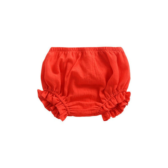 Infant Solid Color Cotton Linen Lace Triangle Casual Shorts $19.60 Dana Fashion Color: Red Size: 100cm Baby Clothing Product information: Fabric name: cotton Safety class: Class B Pants length: shorts Main fabric composition: cotton Main fabric content: 9