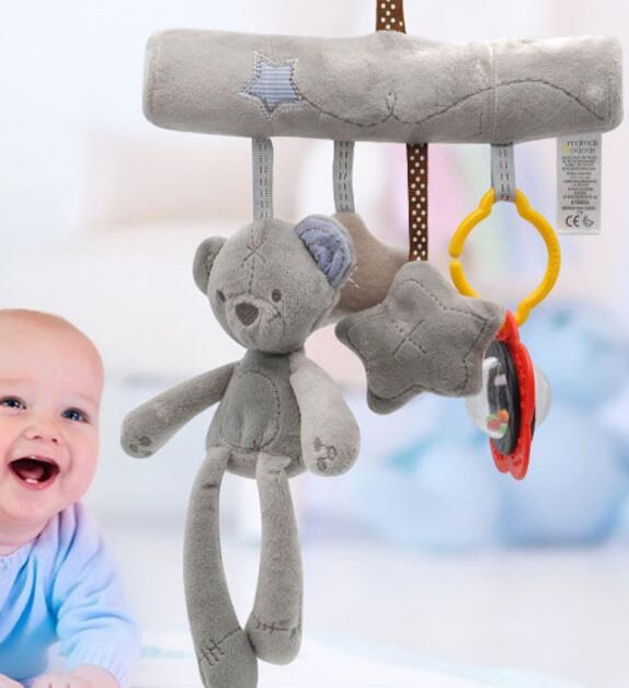 Infant Toddler Rattles Toys for Baby Stroller Crib Soft Rabbit Bear Style Pram Hanging Toys Plush Appease Doll Bed Accessories $18.65 Dana Fashion style: 1 Toys & Hobbies Overview 100% brand new and high quality Designed for babies from birth up to 24 mon