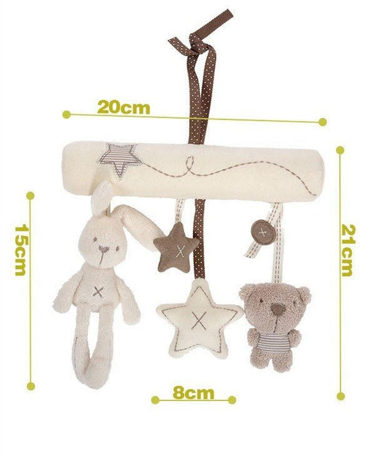 Infant Toddler Rattles Toys for Baby Stroller Crib Soft Rabbit Bear Style Pram Hanging Toys Plush Appease Doll Bed Accessories $18.65 Dana Fashion style: 1 Toys & Hobbies Overview 100% brand new and high quality Designed for babies from birth up to 24 mon
