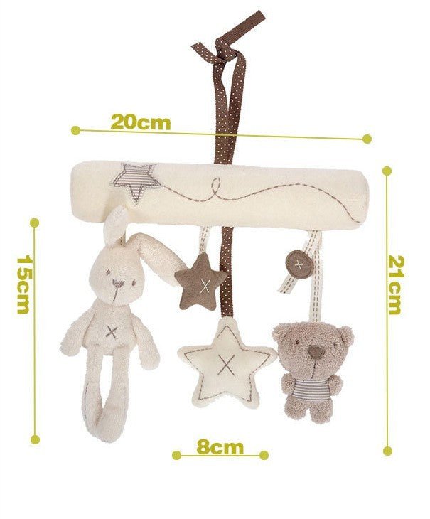 Infant Toddler Rattles Toys for Baby Stroller Crib Soft Rabbit Bear Style Pram Hanging Toys Plush Appease Doll Bed Accessories $18.65 Dana Fashion style: 1 Toys & Hobbies Overview 100% brand new and high quality Designed for babies from birth up to 24 mon