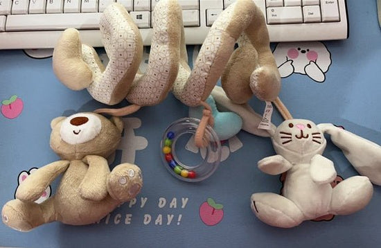 Infant Toddler Rattles Toys for Baby Stroller Crib Soft Rabbit Bear Style Pram Hanging Toys Plush Appease Doll Bed Accessories $18.91 Dana Fashion style: 2 Toys & Hobbies Overview 100% brand new and high quality Designed for babies from birth up to 24 mon