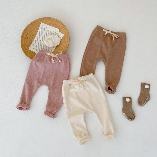 Infants And Children Men And Women's Cotton Pants Leggings $24.99 Dana Fashion Color: Apricot Size: 100cm Baby Clothing Product information: Fabric name: cotton blend Color: Pink, Khaki, Apricot Main fabric component: Spandex Suitable for height: 66 cm, 7