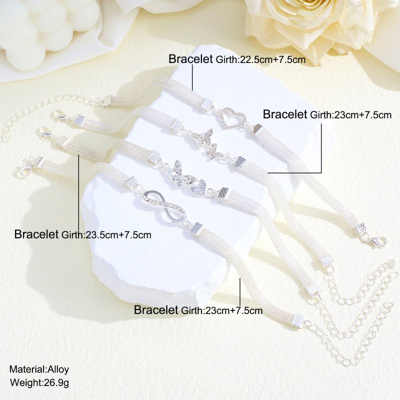 Infinite Diamond 8-word Anklet Creative Retro Alloy Anklet $12.69 Dana Fashion Color: 6090302 color Women's Accessories Product information: Type: Anklet Style: Unisex Material: Alloy Modeling: animal/Zodiac Style: European and American, simple Packing li