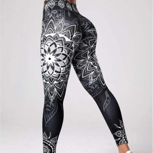 Ink Printing Yoga Trousers Fashion Slim Women's Skinny Pants $39.50 Dana Fashion Color: Black Size: L Women's clothing Product information: Applicable sports: Fitness running yoga Fabric name: Ponte-de-Roma Applicable scenarios: running sports, fitness eq